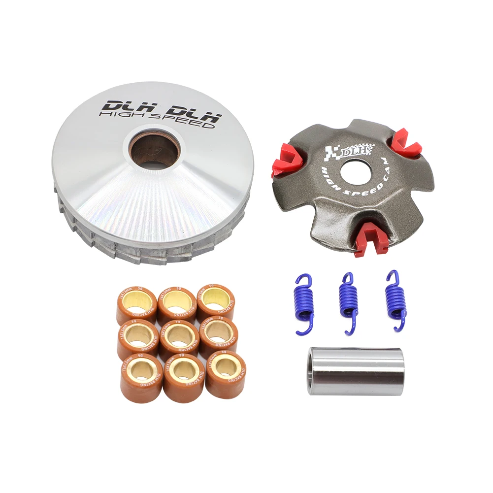 

Комплект вариаторов, роликовые грузы, приводной шкив для 4-тактных двигателей GY6 50cc 80cc 100cc QMB139 139QMA, скутеров, мопедов, квадроциклов