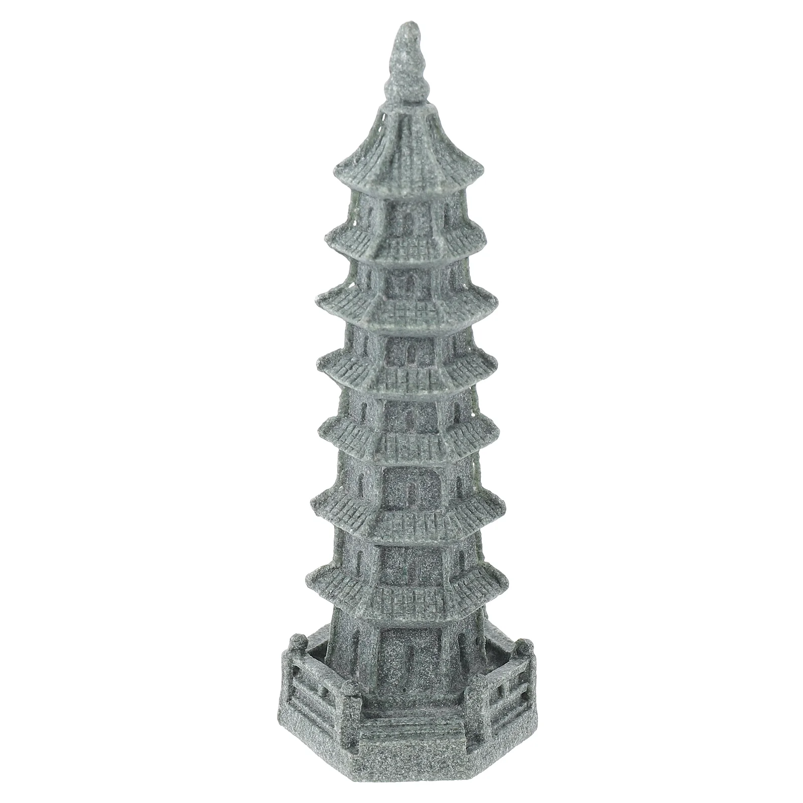 

Pagoda Garden Miniature Statue Decor Outdoor Tower Ornaments Mini Zen Ornament Japanese Bonsai Lights Asian Sculpture Decoration