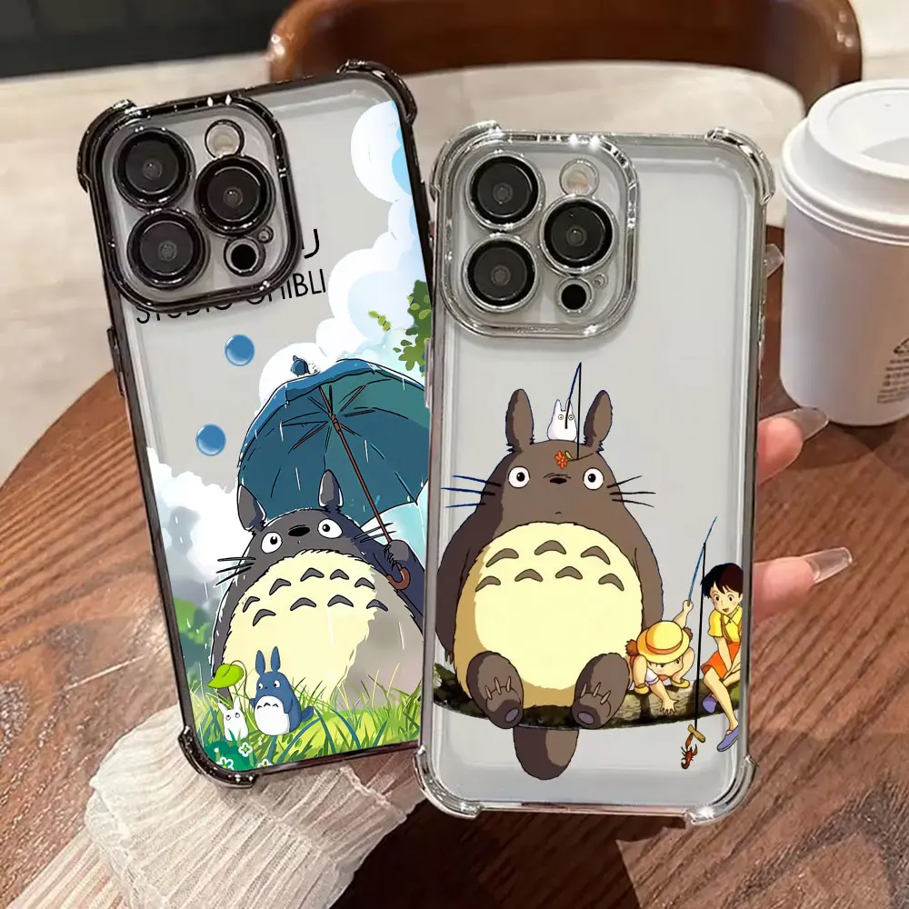 Фото Горячая новинка: милый аниме-чехол с Тоторо для Xiaomi 17T, 15T, 14T Pro, Poco X6, X7, F5, F7, F8 Ultra, M7, M8, X8 Pro Max – силиконовый чехол №2