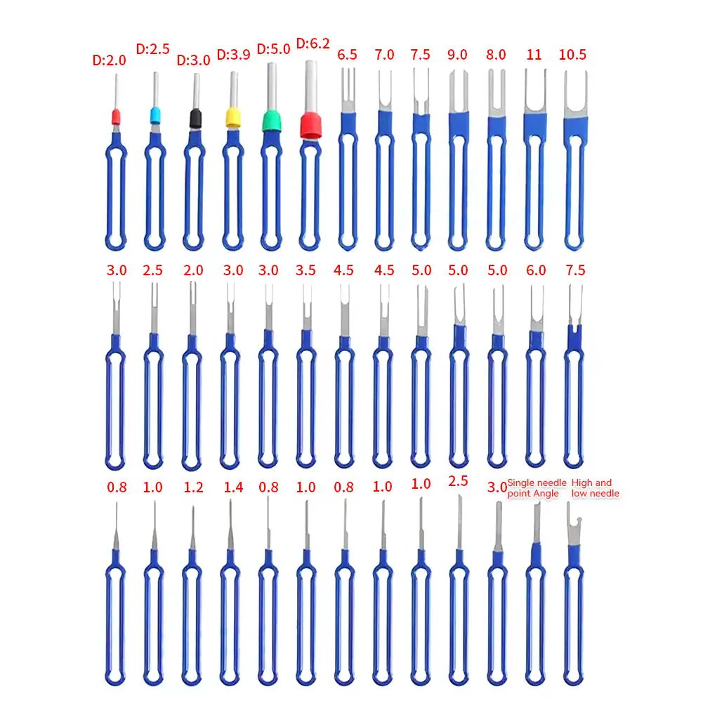 3/8/18/39 шт. набор инструментов для удаления клемм автомобильных проводов