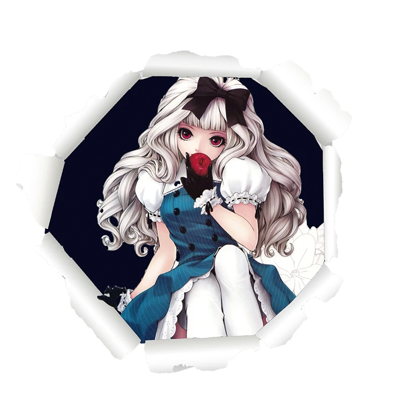 

Personality Interesting Kawaii Cartoon Creative Car Sticker Anime Poster PVC13x13cm