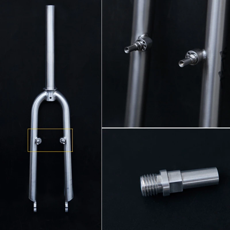 4 шт. титановые велосипедные V-образные тормозные тормоза крепление на стойку M10 X1