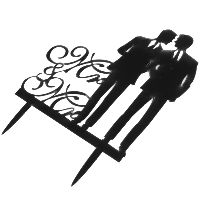 Аналогичный сексуальный гей Mr &amp Dog Свадебный Топпер для торта на годовщину