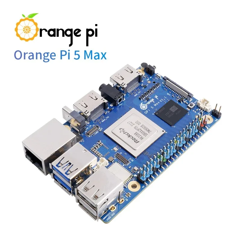 RoRuS Orange Pi 5 Max (8 ГБ) Одноплатный компьютер OrangePi 5 Max 8 ГБ SBC (art.: 3920dc0d195cb) - 3920dc0d195cb