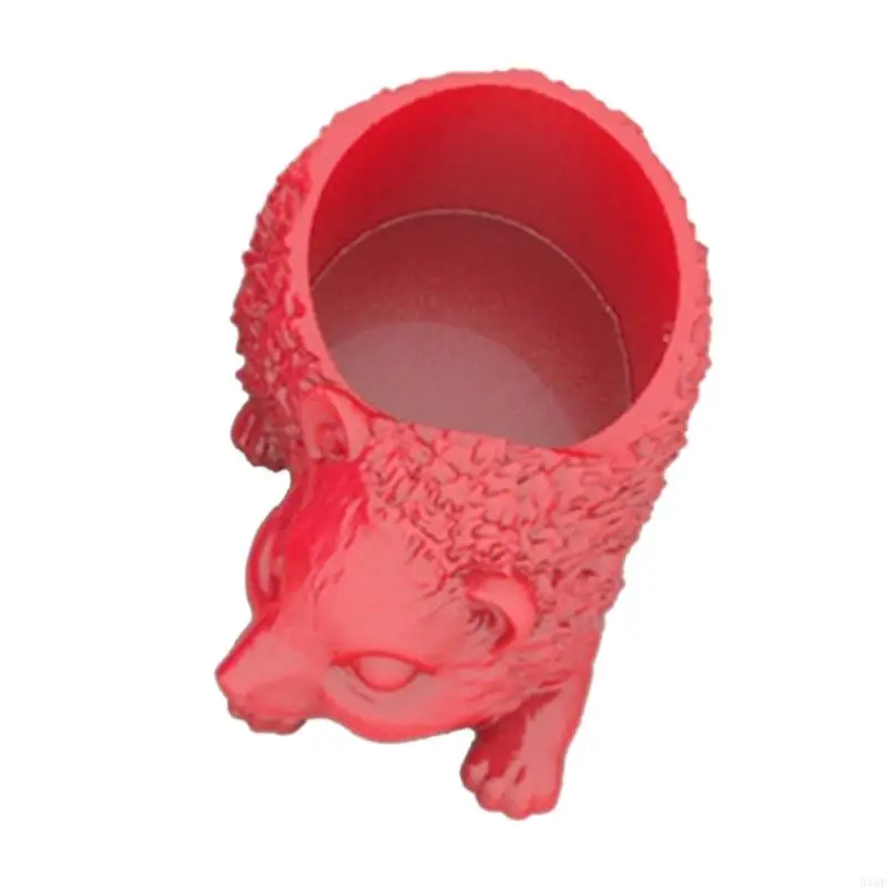 918f hedgehog flower pot cement silicone folme bercent глиня