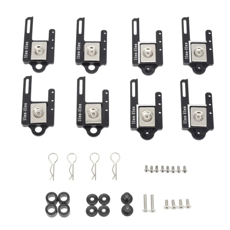 4 шт. регулируемая магнитная колонка для крепления на корпусе 55-85 мм 1/10 RC Crawler TRX4 TRX6