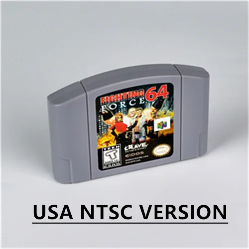 

Fighting Force Retro 64 for Retro 64 Bit Game Cartridge USA Version NTSC FormatChidren Gift Gaming