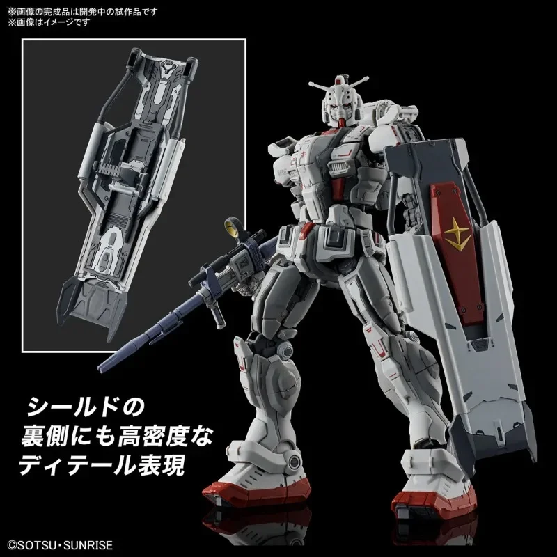 В наличии Оригинальный BANDAI HG 1/144 RX-78[G]E GUNDAM EX [RFV] & MS-06F ZAKU II F ТИП SOLARI [REV] Ver. Сборка