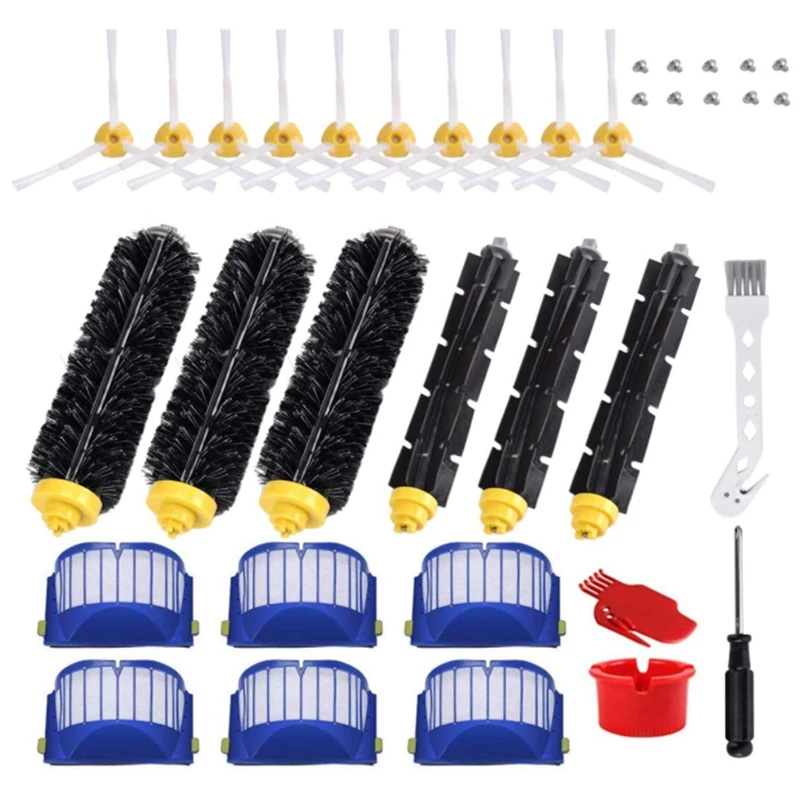 

Запасные части для фильтра IRobot Roomba 600 серии 550 560 614 620 630 650 660, боковая щетка, роликовая щетка