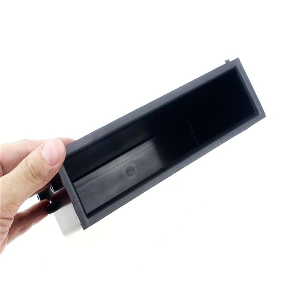 

Автомобильный одиночный ящик для хранения, 1 Din, приборная панель, радиоустановка, карманный пенал, ручной ящик, пластиковый универсальный