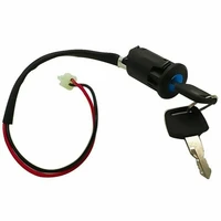 universal ignition barrel switch 2 wire type on off 2 keys car trike motorcycle accessories