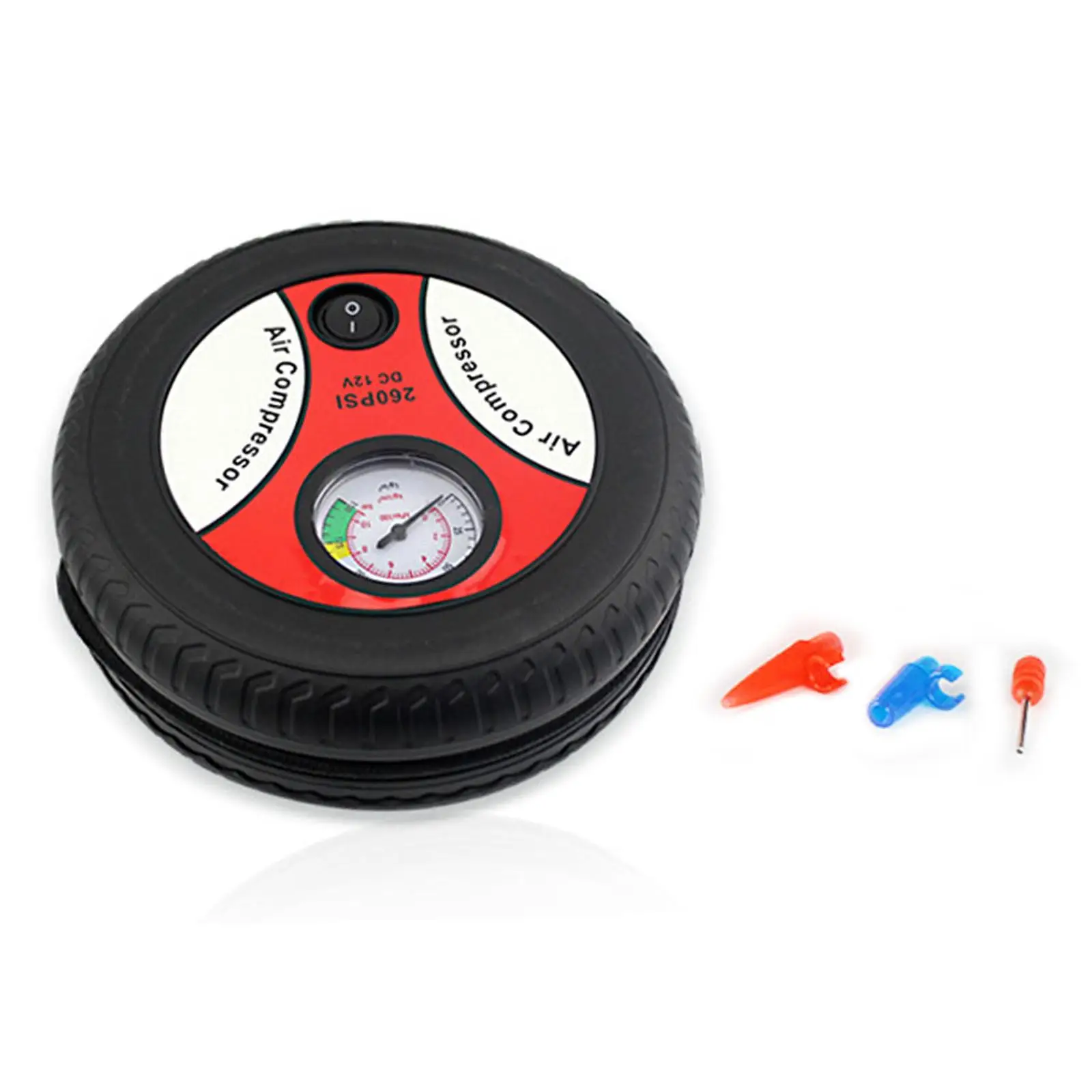 

Mini Air Compressor Tire Inflator 260PSI Hand Held 12V for Home