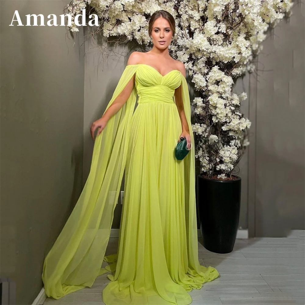 

Платье женское шифоновое ФЛУОРЕСЦЕНТНОЕ с открытыми плечами и флуоресцентным рисунком