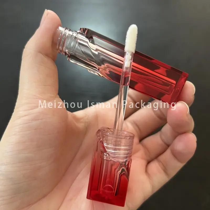 50 шт. 3 мл высокое качество квадратный нерегулярный градиент красный розовый