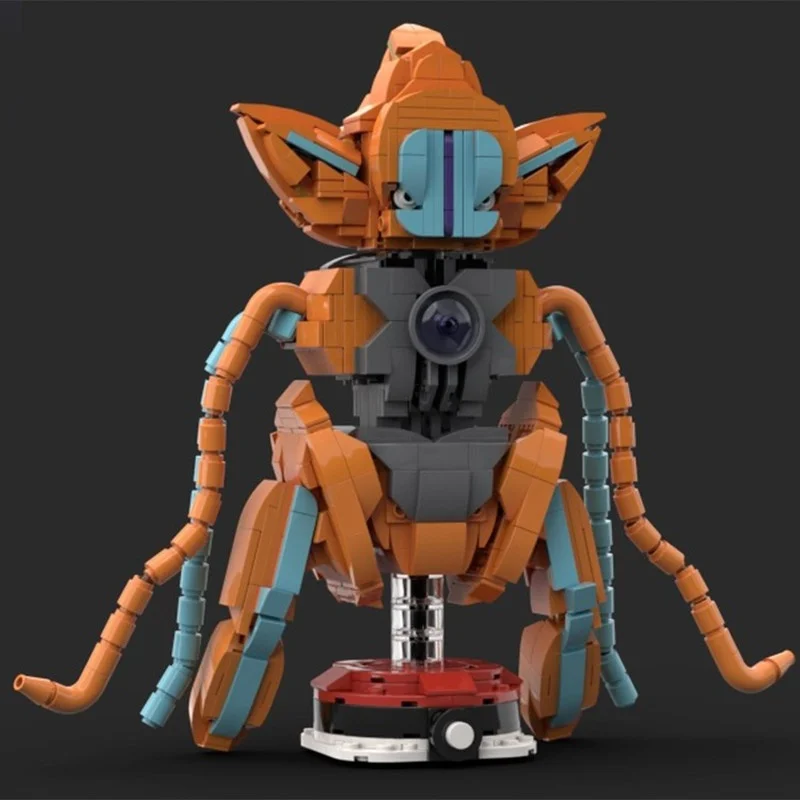 Фото Набор для сборки модели Deoxys Attack Forme (841 деталь), коллекционный, для демонстрации, DIY, строительные блоки, декор для дома, подарок, витрина №2