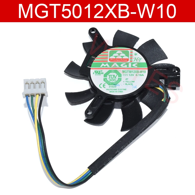 Оригинальный MGT5012XB-W10 12V 0.19A четыре охлаждающих вентилятора