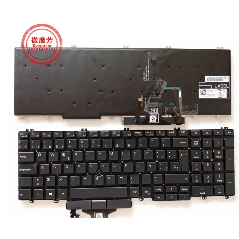 

NEW SP laptop keyboard For DELL PRECISION 7530 7540 15-7530 E7530 7730 5510 M7530 7740 0266YW 266YW Backlit Keyboard