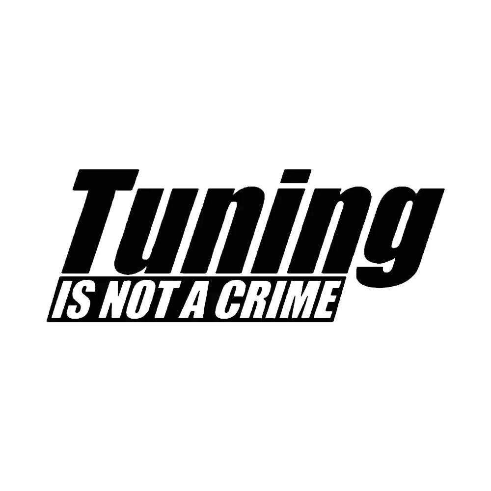 HungMieh мотоциклетные наклейки TUNING IS NOT CRIME виниловая наклейка велосипедный шлем