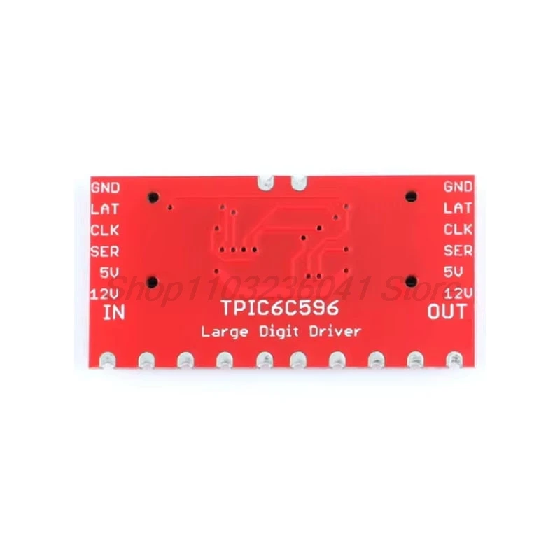 TPIC6C596 8-битный сдвиговый регистр 7-сегментный цифровой ламповый драйвер модуль