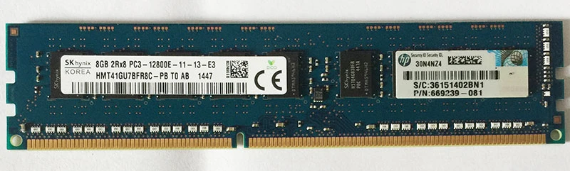 

RAM Gen8Server original 8G 1600 pure ECC memory support smart memory certification