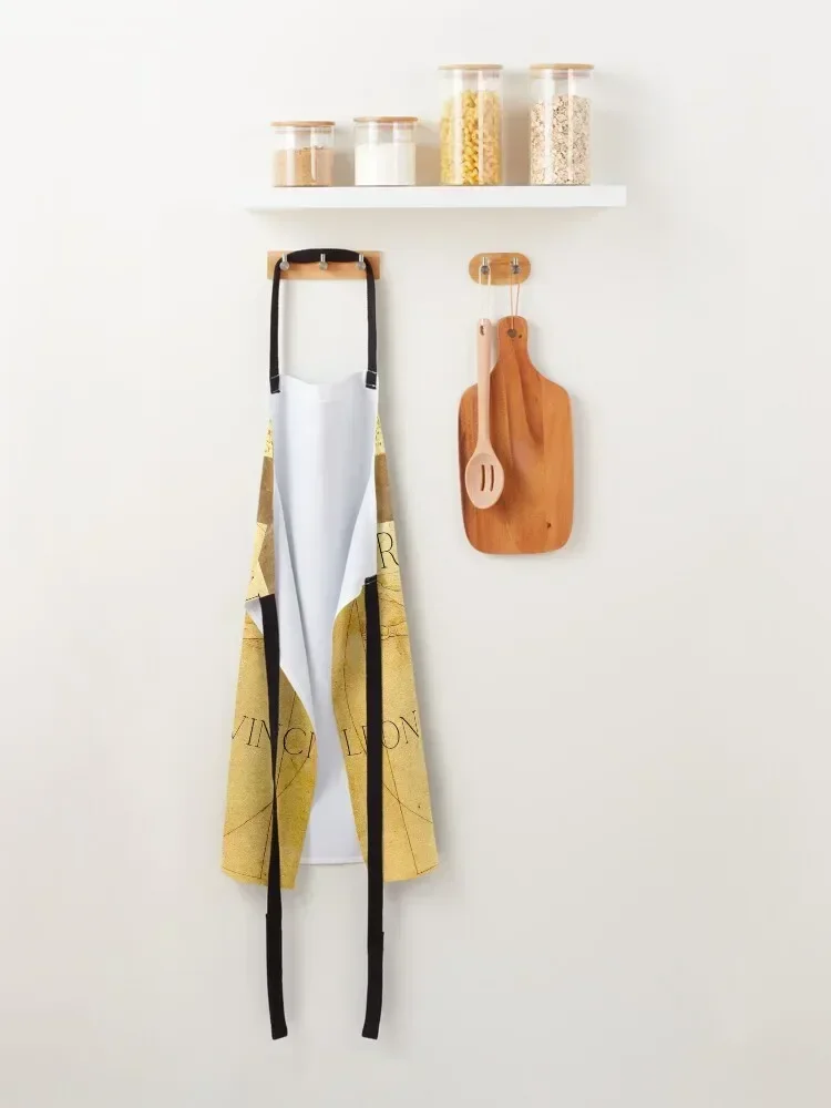 Витрувианский человек Рисунок Леонардо да Винчи Дизайн Фартук Кухня и товары для