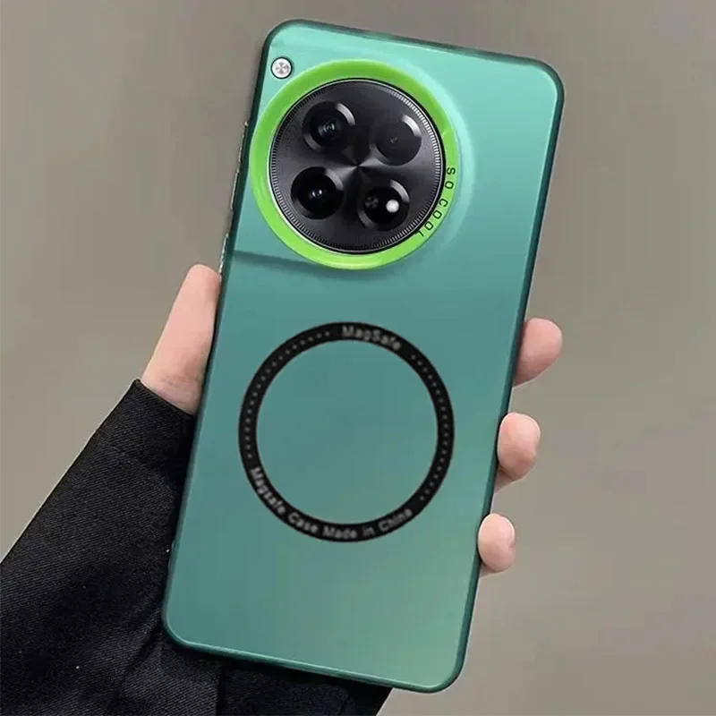 Совместим с чехлом Magsafe для Oneplus 13 12 11 10T One Plus 1+ Nord 4 3 2 T Ce Lite Магнитные чехлы матовым