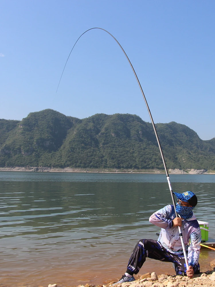 7/8/9/10/11/12/13/14/15M Power Fishing rod 19Tonal Carbon Pole Ultra long rod Feeder fishing rod ultra light Carp Fishing A542 enlarge
