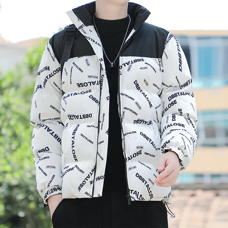 Parkas Men Down Jacket Winter Down Coats Hoodies Thicken Outdoor Travel Camping Overcoat Windproof Cotton Padded Jacket Warm 3XL