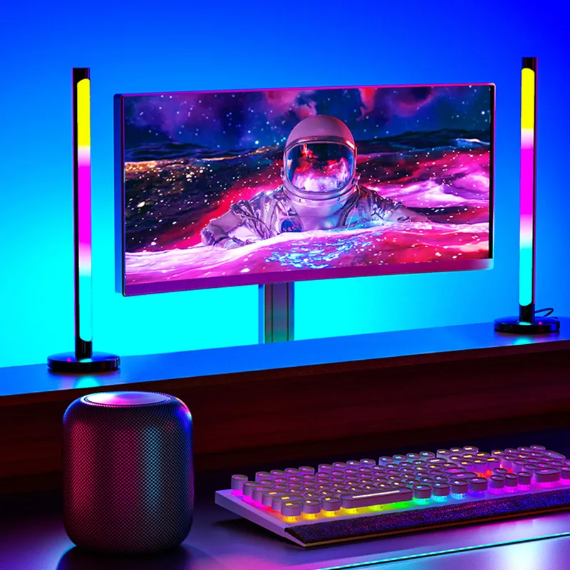 

Smart LED Light Bar RGB Atmosphere Night Light Music Backlights APP Remote Control for Gaming Computer TV Bedroom Desktop Decor