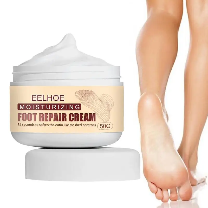 

Feet Cream For Dry Cracked Feet 50g Moisturizer Foot Care Cream Cracked Heel Repair Athletes Foot Cream Foot Moisturizer For Dry