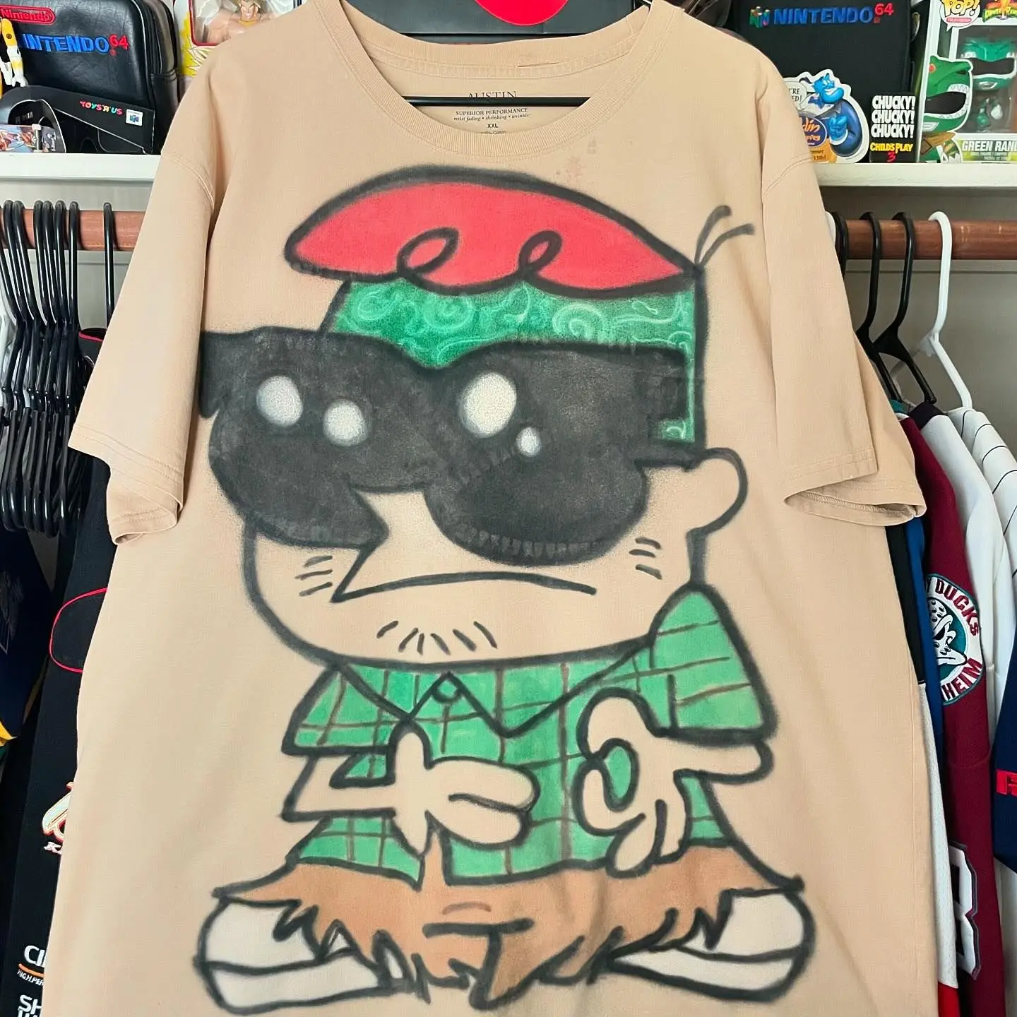 Хип-хоп уличные футболки с мультяшным графическим рисунком негабаритная