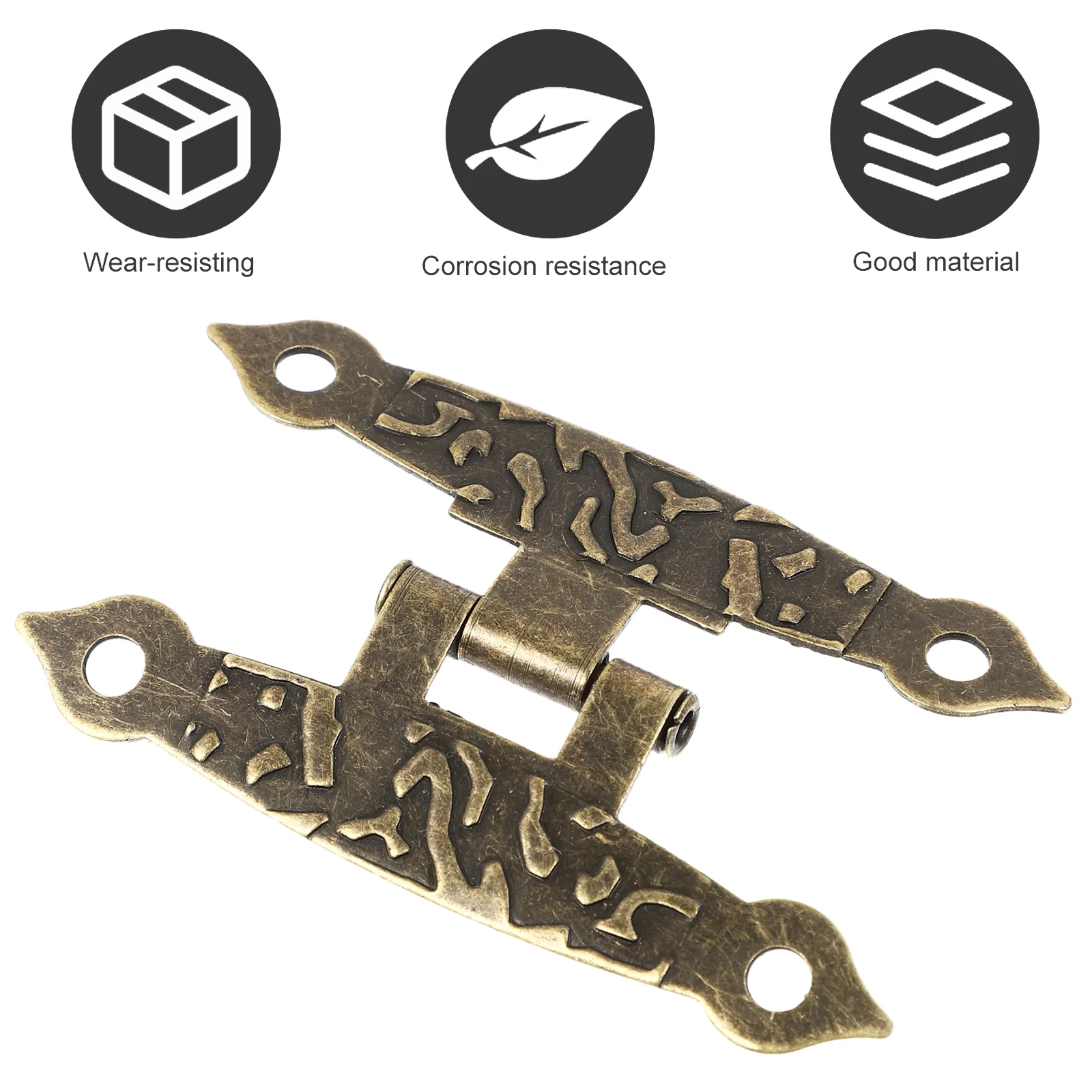 10 шт. шарнирные петли сменный чехол мини-тип железо деревянные DIY закрытые детали