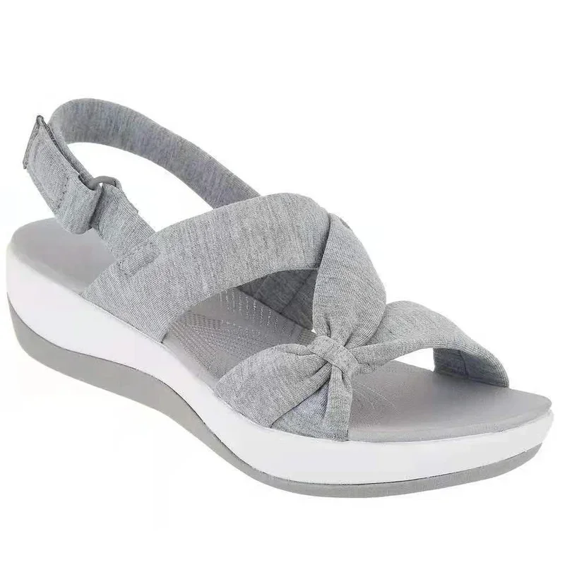 Новые женские сандалии модные туфли на танкетке простые Sandaleas De Mujer повседневные