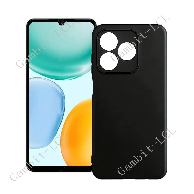 Фото Для Honor X5c Plus X5cPlus HonorX5c NLA-LX1, NLA-LX2P смартфон, оригинальная защитная задняя крышка, мягкий чехол из ТПУ с защитой от падения №1