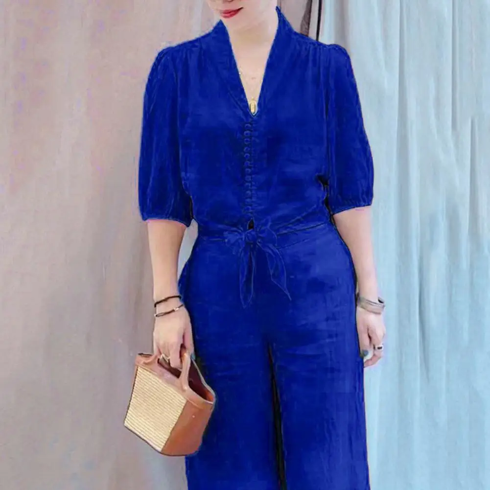 2 шт./комплект брюки с коротким рукавом и V-образным вырезом