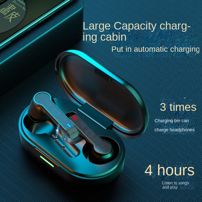 

New TWS Hifi Sound Quality Wireless Bluetooth Headset Noise Reduction and Waterproof Sports Long-lasting Wireless Headset