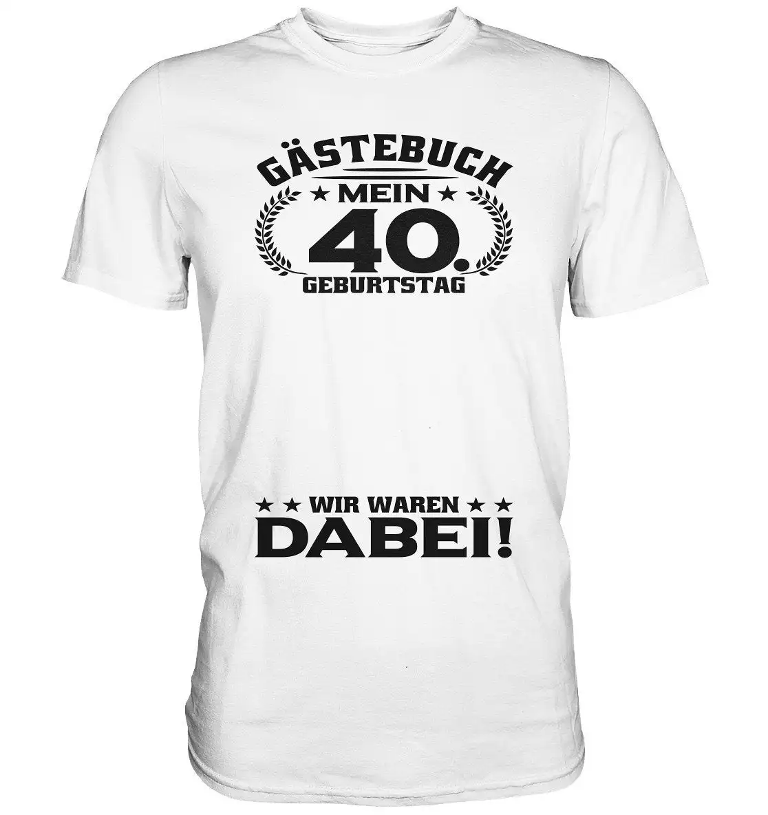 My Guest Book 40-й день рождения надписи футболка 40 лет Премиум