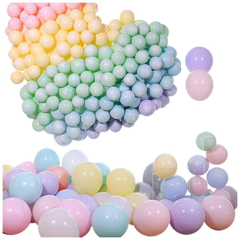 

Хит, XD-пастельные синие фотоблестящие надувные шары, латексные шары в форме макарона для детского душа, товары для дня рождения, украшение
