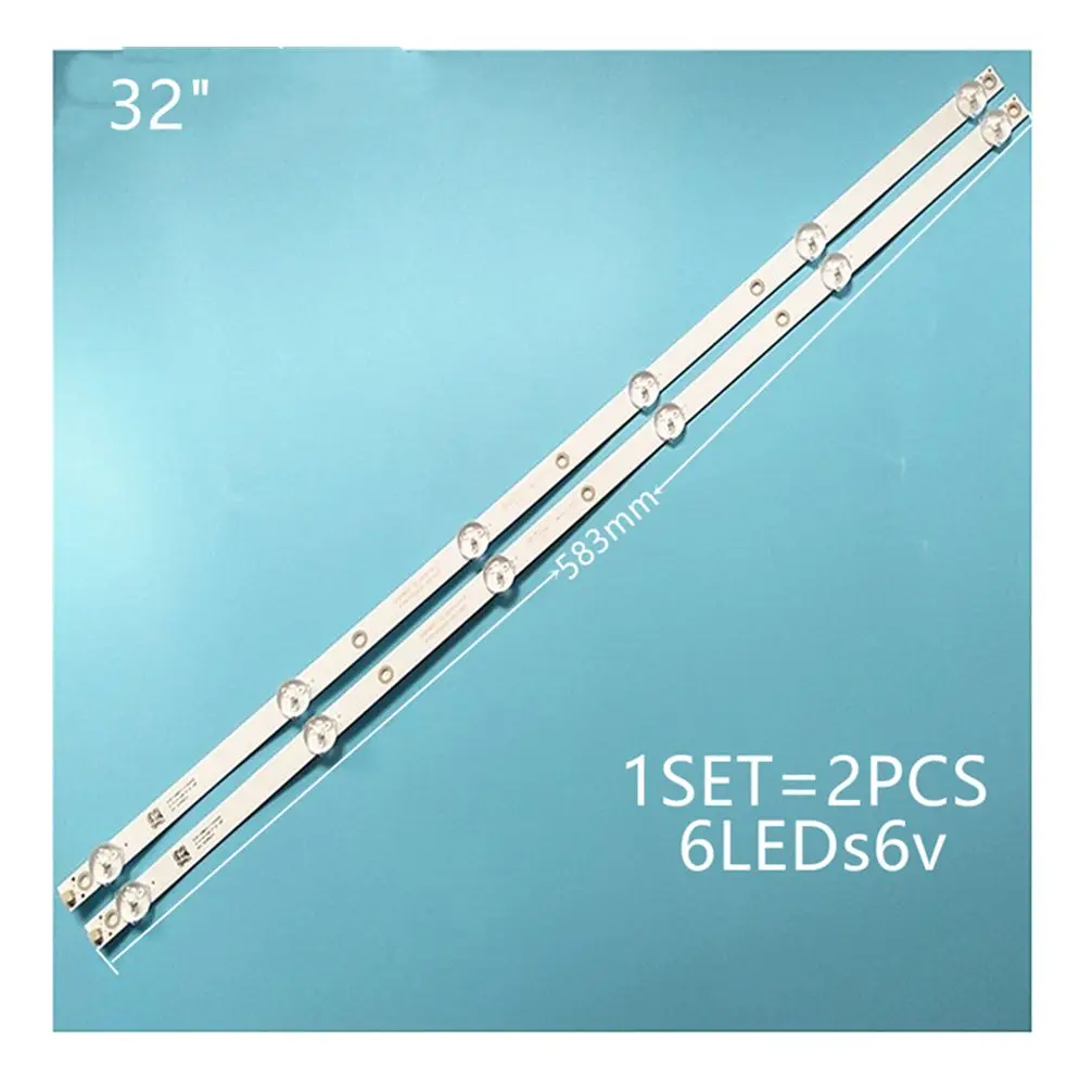 

Светодиодная ленсветильник K320WDC1 A2, 32 дюйма, 6 светодиодов, 583 мм