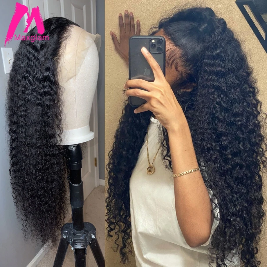 13x4 13x6 Hd Lace Frontal Wig 250 Density 30 40 Inch Deep Wave Curly Human Hair Wig Water Wave Front Wigs For Women Brazilian