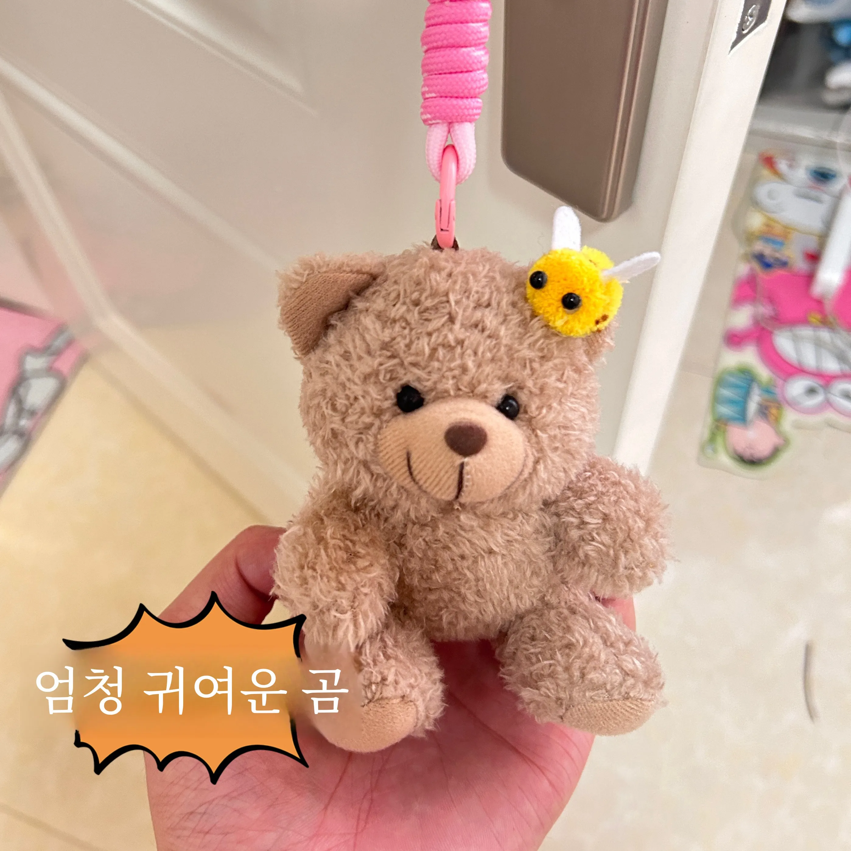 Милый медведь плюшевая подвеска ручной работы сумка украшения мультяшная