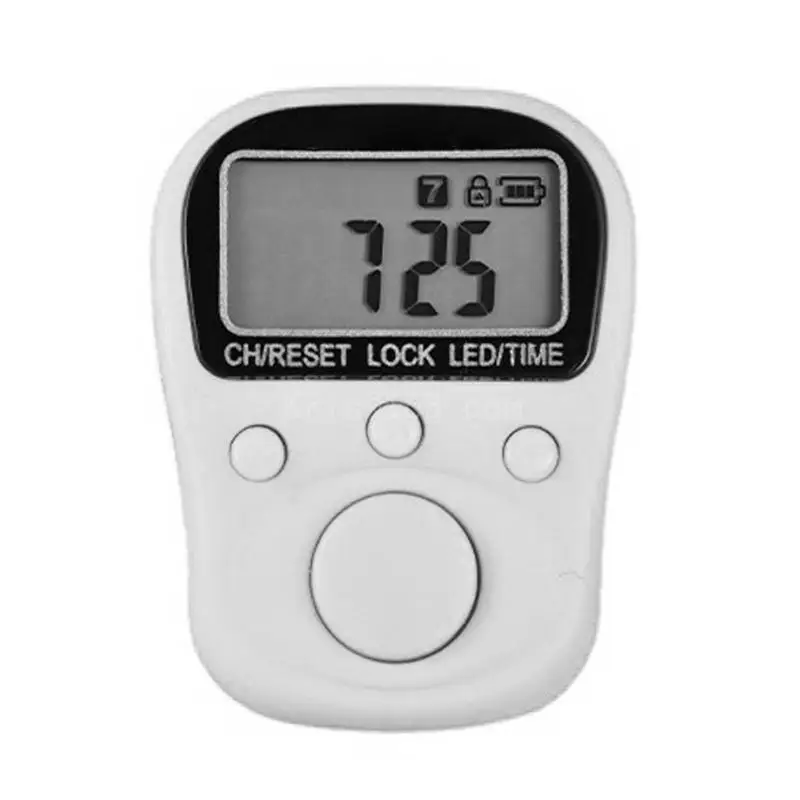 Кольцевой счетчик цифровой светодиодный электронный ручной кликеров пальцев