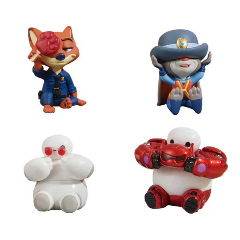 Коллекционная фигурка Takara Tomy Disney Hide And Seek Gashapon: Ник Вайлд, Джуди Хоппс, Бэймакс в броне для декора рабочего стола (для взрослых) (art.: 3920db7672b87) - 3920db7672b87