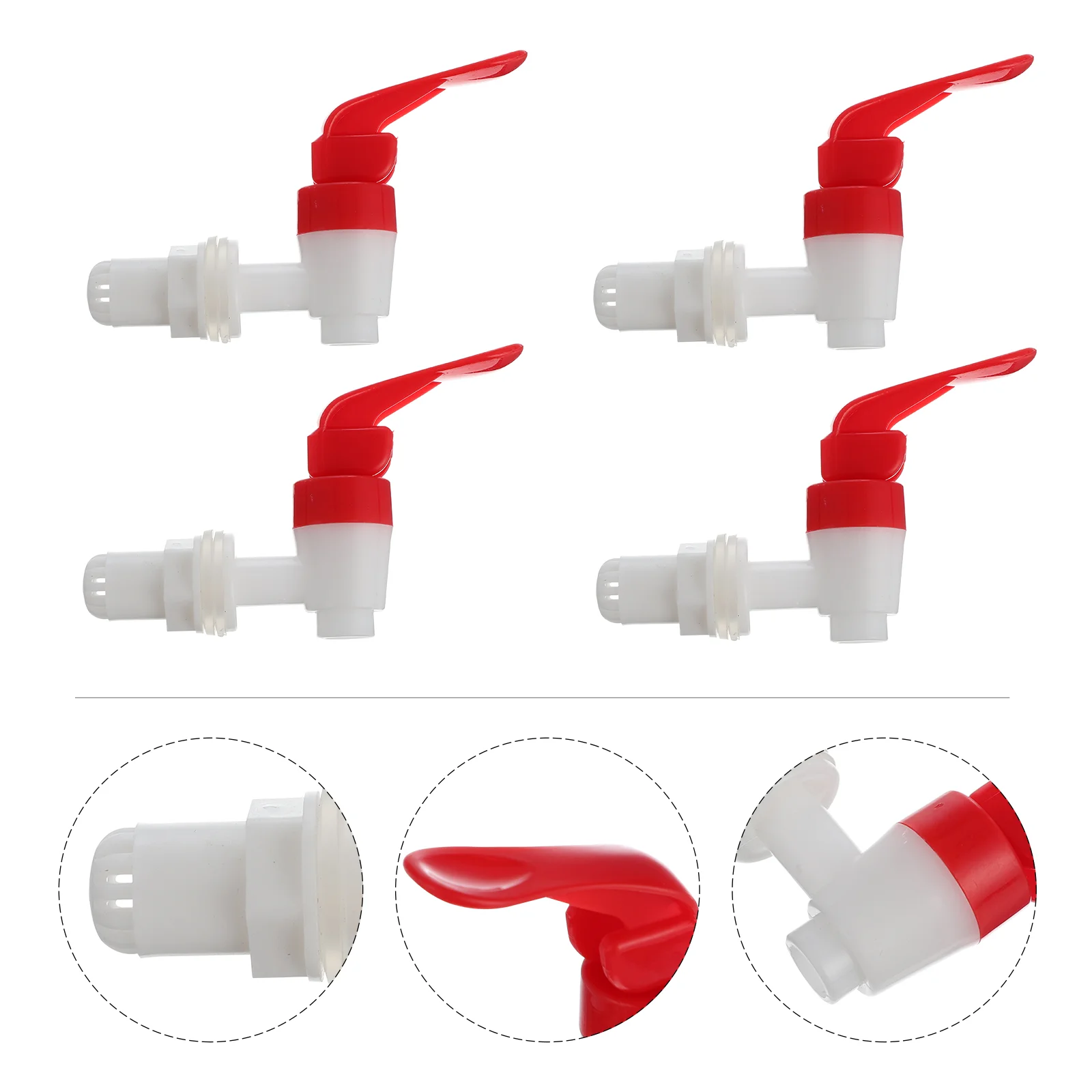 

4pcs Practical Durable Multifunctional Bottle Replacement Spigot Dispenser Tap