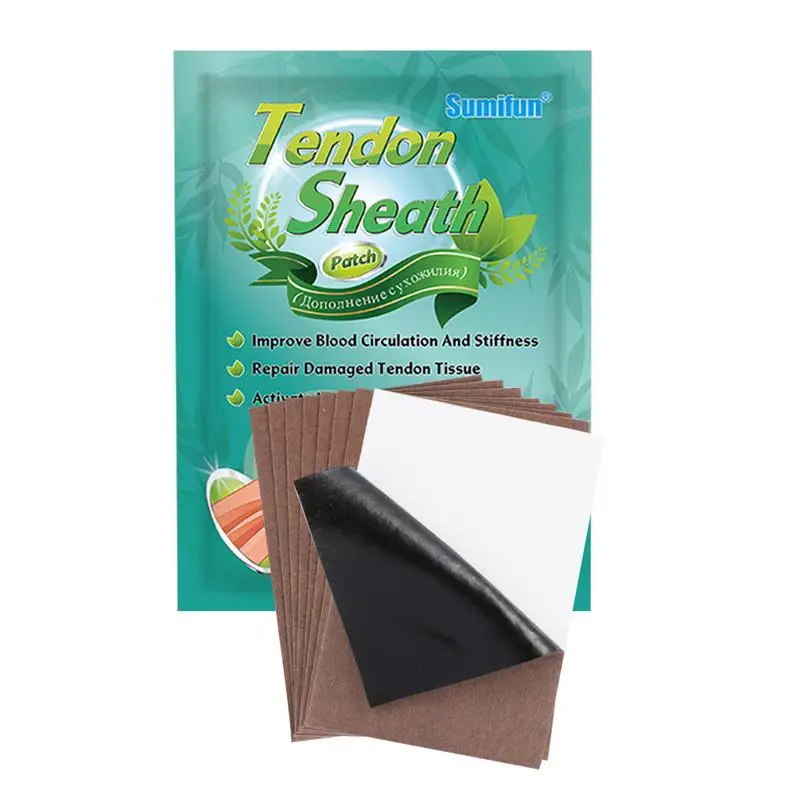 

8 Pieces Tenosynovitis Sheath Patches Repairs Damaged Tendon Tissue For People With Joint Swelling And Discomfort Strong