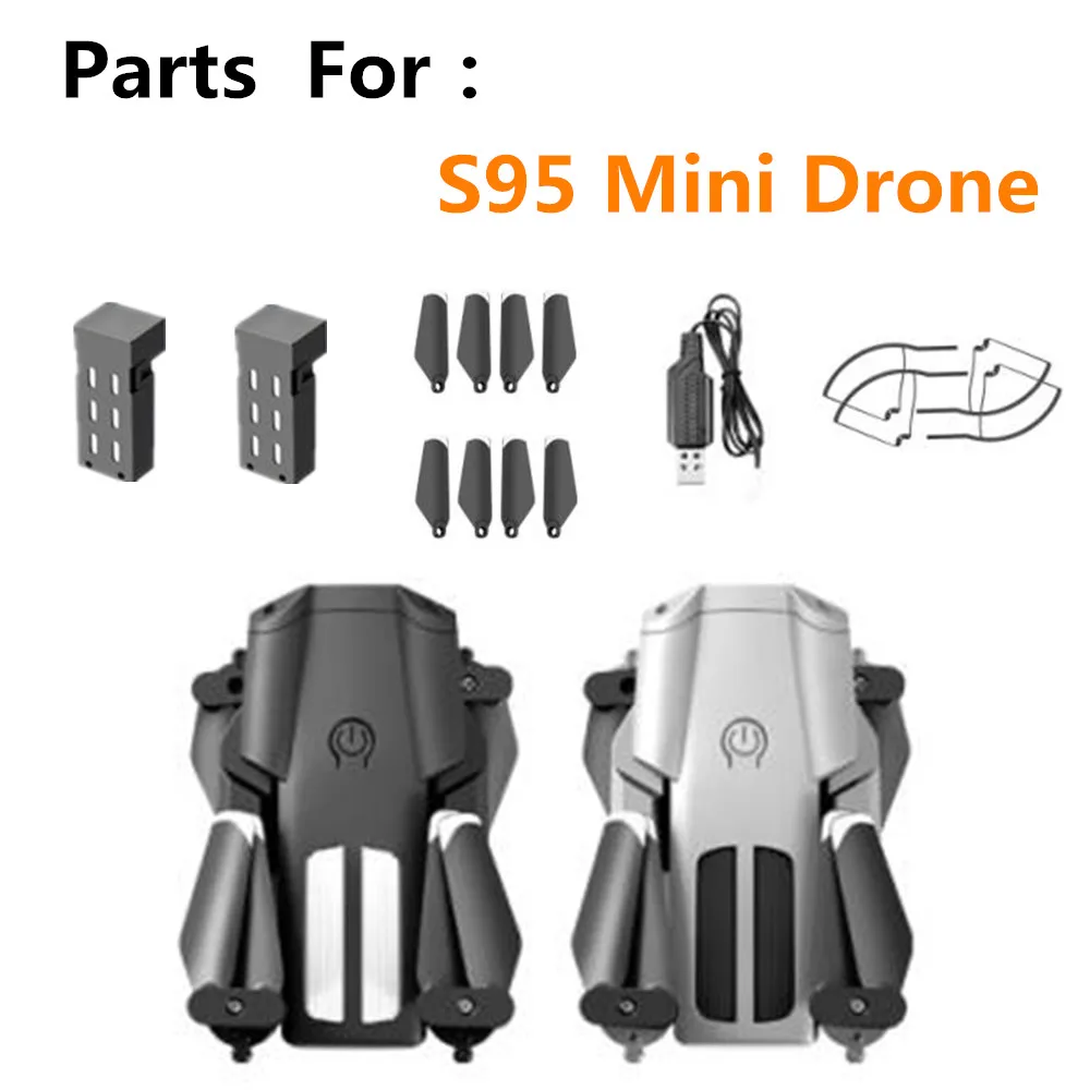 

Аксессуары для аккумулятора дрона 3,7 в 650 мАч/лопасть пропеллера/мини-Дрон S95 оригинальные запасные части Летающий 10 минут S95 аккумулятор дрона