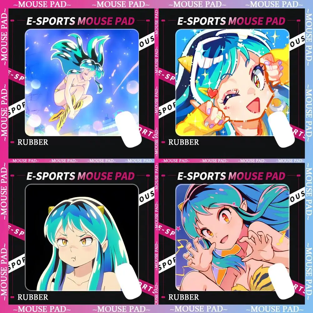 18-аниме U-Urusei Yatsura коврик для мыши резиновый маленький CSGOs настольный компьютер