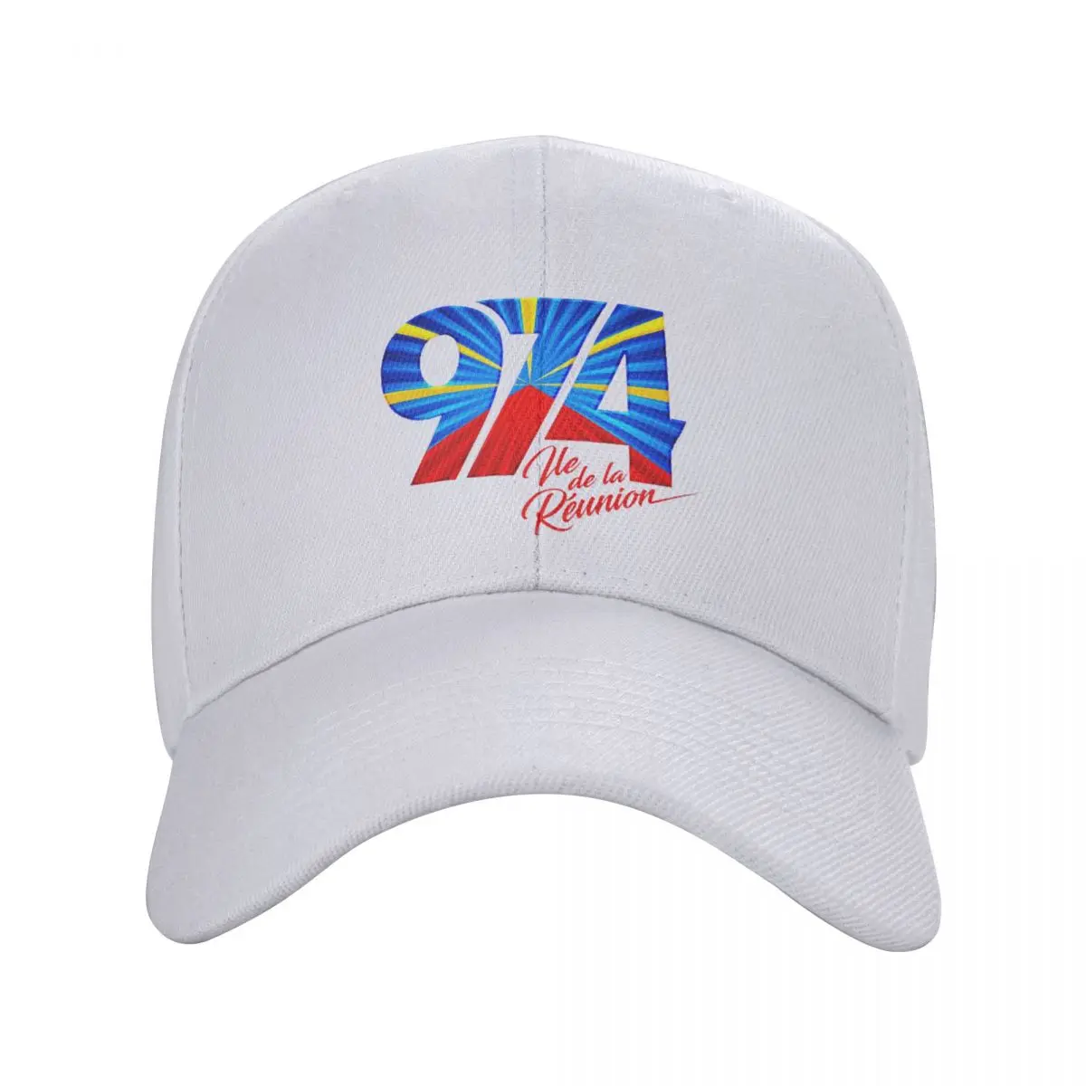 

Custom 974 Reunion Island Logo Baseball Cap Sun Protection Adjustable Reunionese Proud Dad Hat Summer Caps Snapback Hats