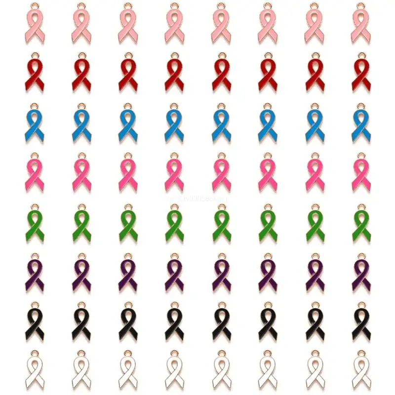 

Prevention Propaganda Ribbon Charm Ribbon Pendant for DIY Jewelry Dropship