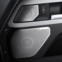 car audio speaker tweeter door loudspeaker cover sticker trim for land rover defender 110 2020 2021 2022 accessories